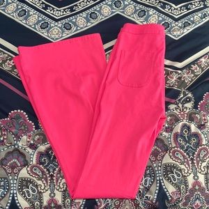 Hot pink bell bottoms